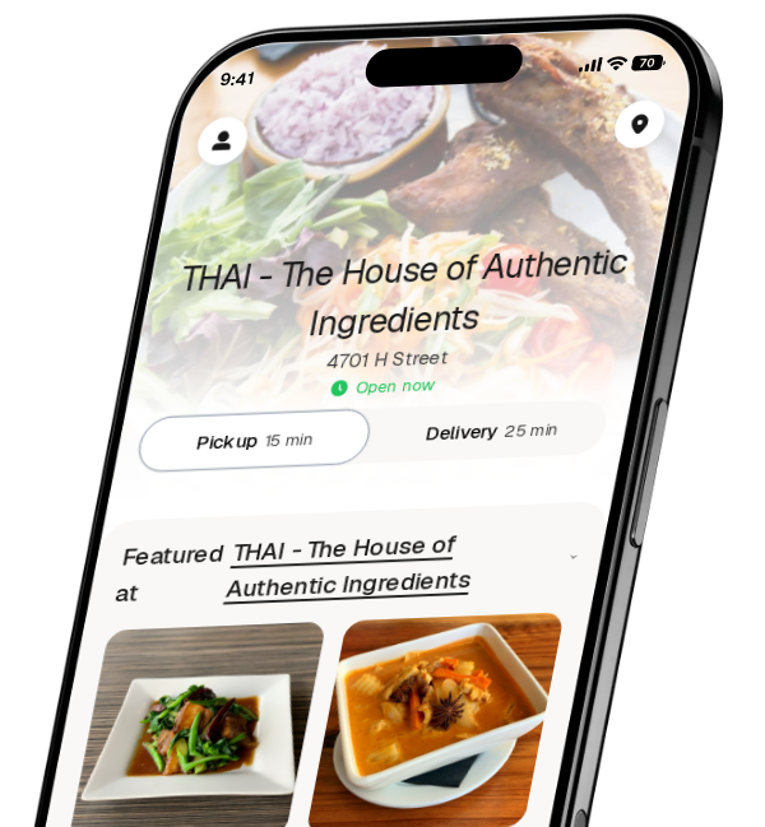THAI - The House of Authentic Ingredients app preview