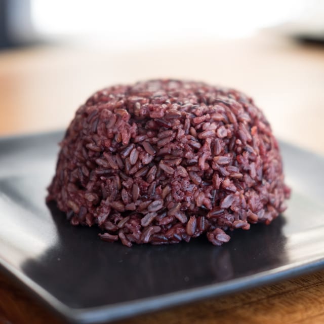 Riceberry Rice.